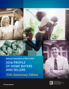 NAR Profile of Home Buyers and Sellers